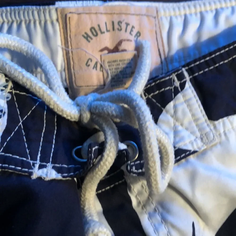 Hollister size medium cargo swimming trunks great condition